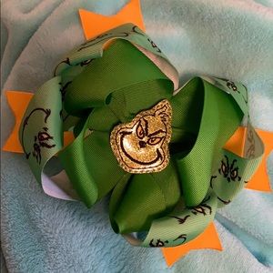Grinch bow. 5 inch
